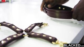 BLACKED Alina has rough dirty sex with 2 huge huge african cock
