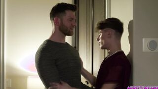 Coming out the closet and fucks right away!