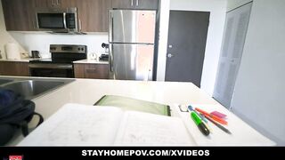 Incredible Sexy Babysitter Kylie Quinn Bounces On Gigantic Penis