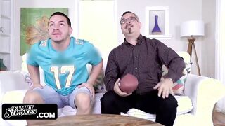 Incredible Sexy Latina Seduces Her Gigantic Step Brother In Front Of Their Step