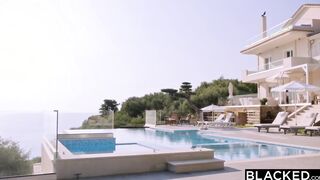 BLACKED Hotwife Lya films hook-up with huge huge ebony penis for hubby