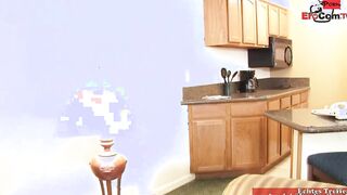 Latina 19 Year Mature with small tits and into tights seduce the big black cock