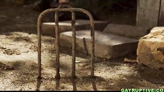 Jack allows Cliff to fuck his smooth hole