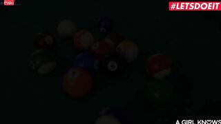 A TWAT WITH MOUTH KNOWS Apolonia & Rebecca - POOL TABLE LESBIAN