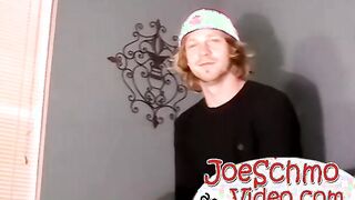 Straight Nimrod undresses and shows off his dick for a suck