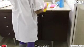 MAMACITAZ - Dyke Landlord Fucks Her Gigantic Booty Latina Maid