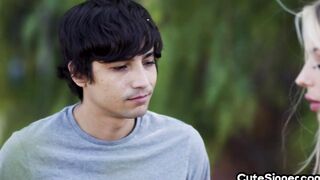 Pussylicked stepsister banged by stepbrother while alone
