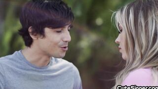 Pussylicked stepsister banged by stepbrother while alone