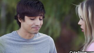 Pussylicked stepsister banged by stepbrother while alone