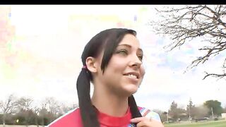 Ivy Winters Is A Eighteen Cheerleader Who Fucks An Old Bro