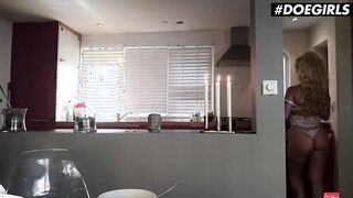 DoeGirls - Katerina Kalista Long Tits Argentinian Tattooed mom Masturbates