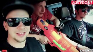 LETSDOEIT - Hot German Barely Legal Picked UP and Nailed On The Side of The Road
