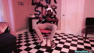 Hot Cuban Luna Star Rides Pressure's Long Black Mandingo Cock