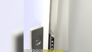 Hung jocks engage in cock sucking and barebacking threesome