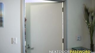 Hung jocks engage in cock sucking and barebacking threesome