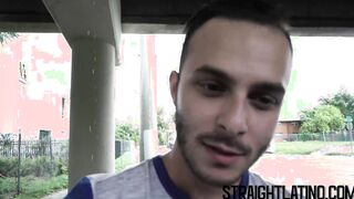 Straight latino paid for gay breeding service by pervert