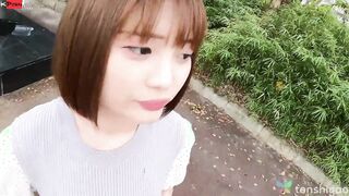 Japanese amateur Yuika Takigawa interview into UNCENSORED casting couch chat, hot cute upskirt into masturbation sex tape with vibrator. pt1