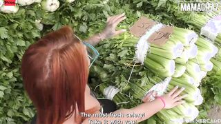 MAMACITAZ - (Jesica Dulce, Cristian Cipriani) - Red Haired With Glasses Getting Picked Up, Banged And Takes A Gigantic Load On