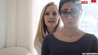 VIP SEX VAULT - Gigantic Titted Romanian Bombshell Julia De Lucia Getting Hard Screwed In FFM three Way