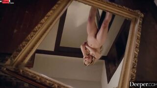 Deeper. Submissive Nicole Doshi satisfies two masters