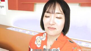 Hana Kawamura is in a 3-way today sucking and fucking two men