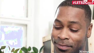 HORNYHOSTEL - Turned On German Maid Kim Kalash Seduced By A Gigantic Black Dick - LETSDOEIT
