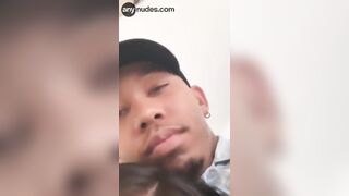 Bae eastern fucking her big black dick boyfriend inside front of her