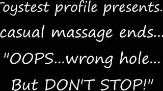 Suddenly anal...oops, wrong hole but don't stop satisfy