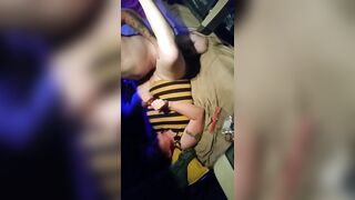 Pounding her twat