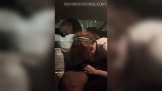 Ebony bro banging a chubby chick into a vehicle