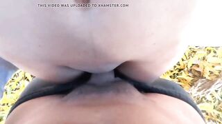 Stepbrother and stepsister fucking inside outdoors park