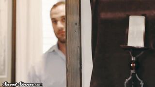 SweetSinner Drilling My Best Friends Goddess MILF inside His Bed!