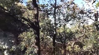 Stopping On Hike To Suck Penis - Cum On Titties
