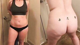 Allison gets naked