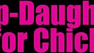 Small Barely Legal Daughter is a Bimbo for Bimbos-Fil-A