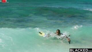 BLACKED Spontaneous huge african penis on Vacation