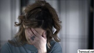 Stepteen Vanessa Vega fucked by TS stepmom Lucy Hart