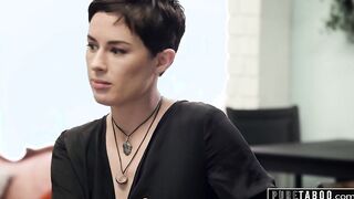 PURE TABOO Scheming Lesbo Convinces Straight Friend Alexis Tae To Banged!