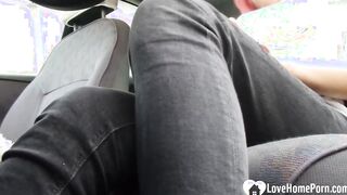 I was challenged to masturbate in my car