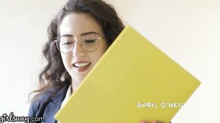 GIRLSWAY Journalist April O'Neil Getting Convinced By Naturist To Try Kama Sutra