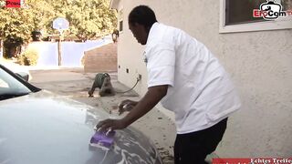 Fat black african bimbo with a gigantic chubby ass enjoy the huge african penis