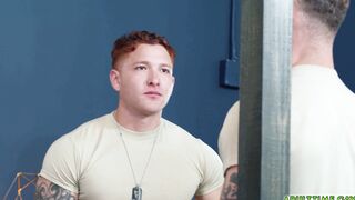 Rival military privates ends up fucking