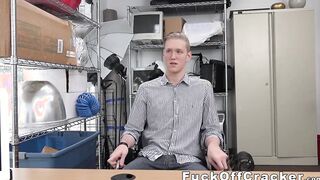 Straight cracker blows bosses BBC before POV bareback fuck