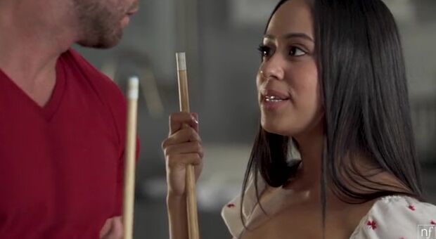 Brown-eyed Hot Dania Vega has the hots for Seth Gamble, but Seth's sister would be pissed if he plowed her