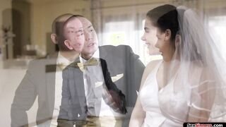 Busty bride anal cheats on wedding day