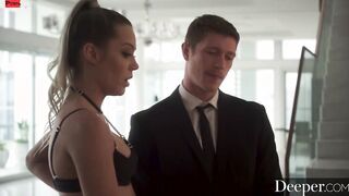 Deeper. Oliver can't resist temptresses Avery & Vanna's challenge
