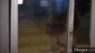 Deeper. Cecilia blows stranger's penis while bf watches