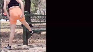 HOT Babe Picked up at the Park by Stranger is Creampied