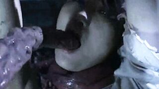 3 Japan Cuties Fucked by Tentacles