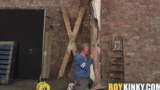 Evil lord Sebastian taking Jonny to another level of pain